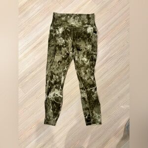 Lululemon Align With Pockets *Space Dye Green